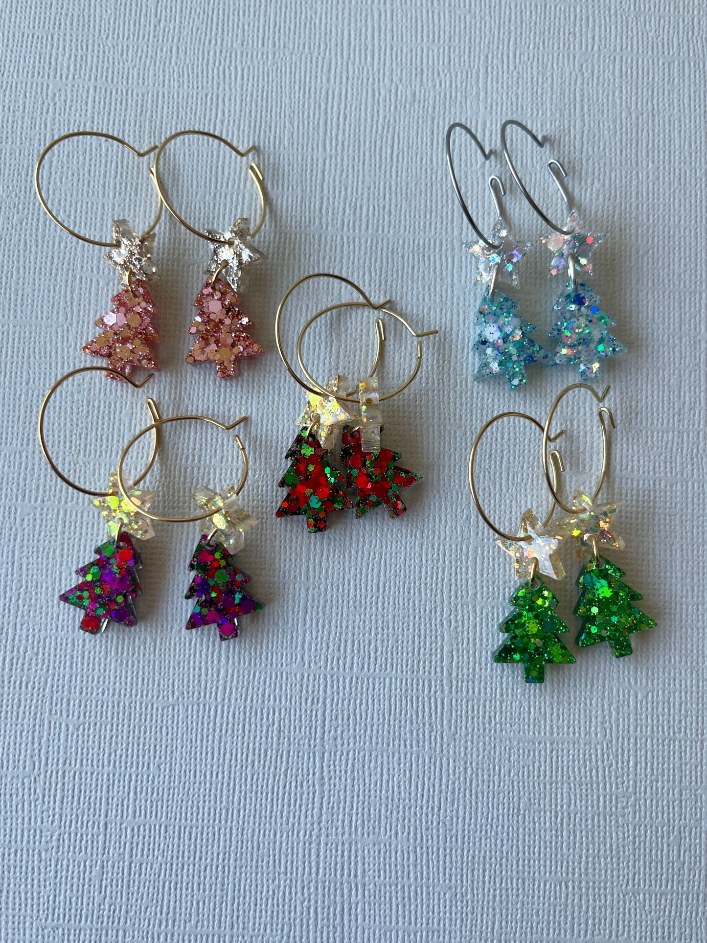 Mini Christmas Tree Hoop