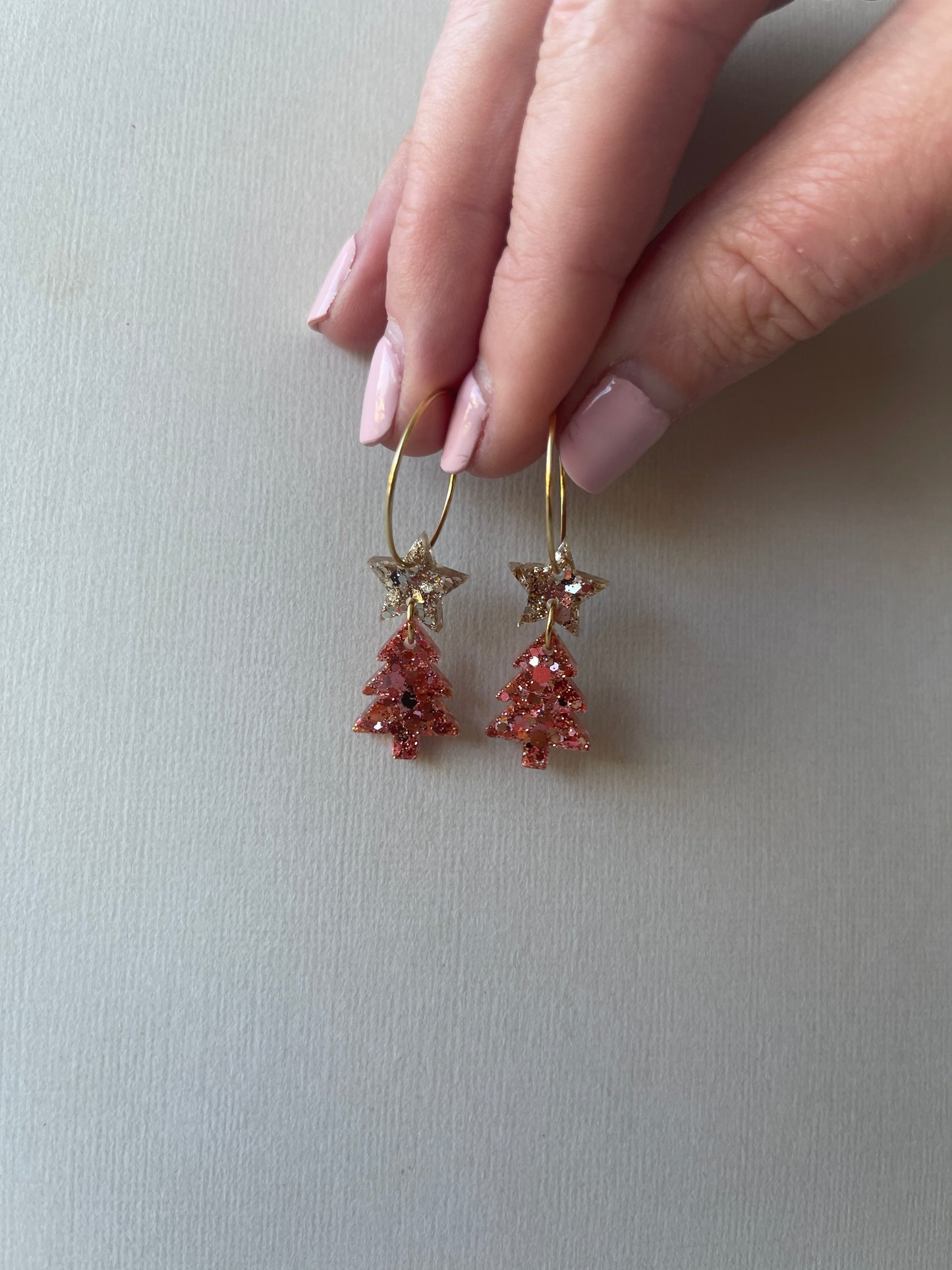 Mini Christmas Tree Hoop