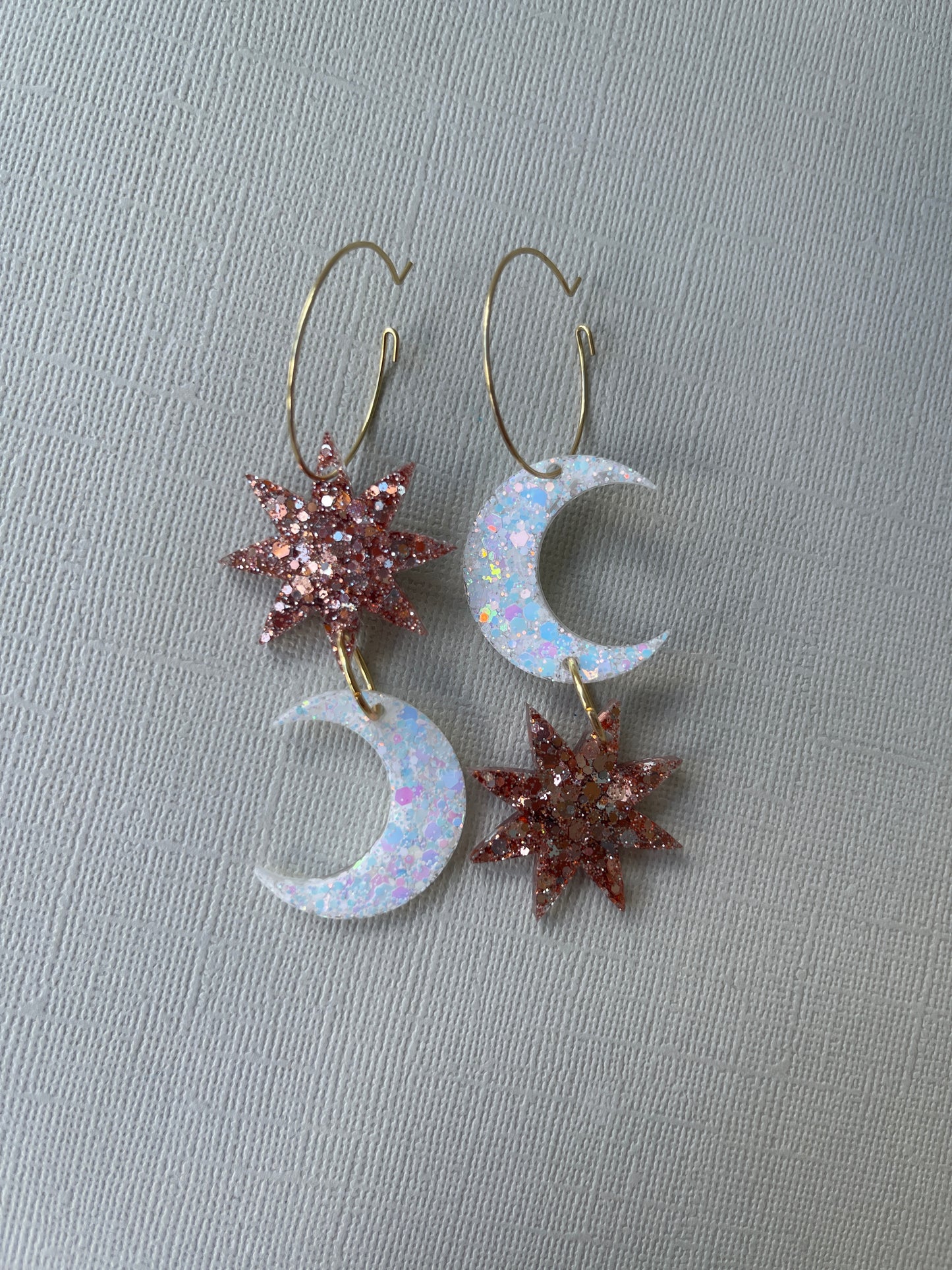 Sun/Moon Hoops
