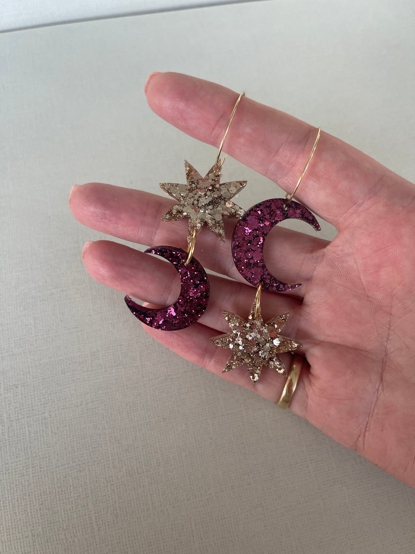 Sun/Moon Hoops