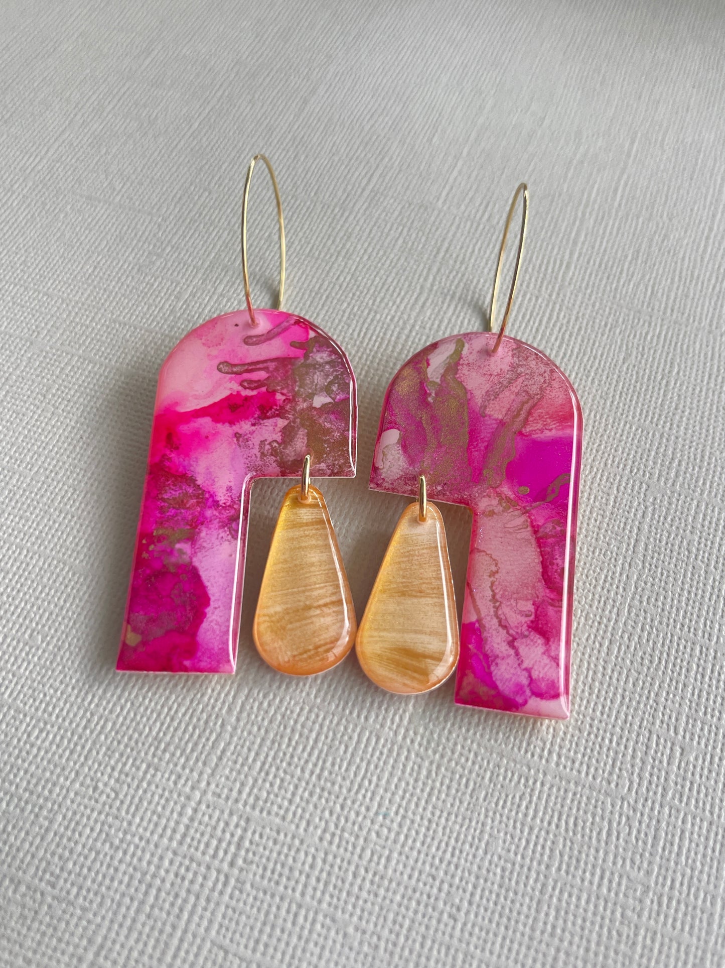 Pink Marble - Arch Hoop