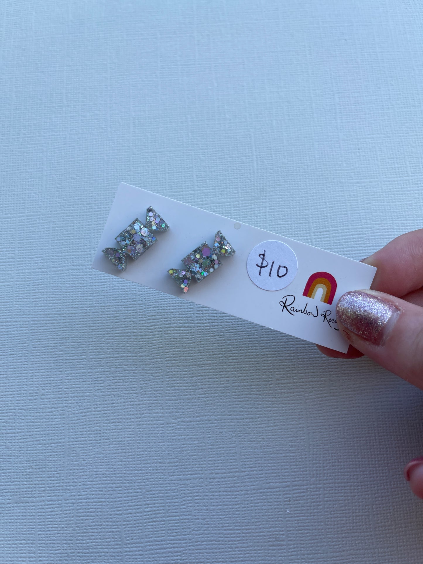 Christmas Cracker Stud - Silver