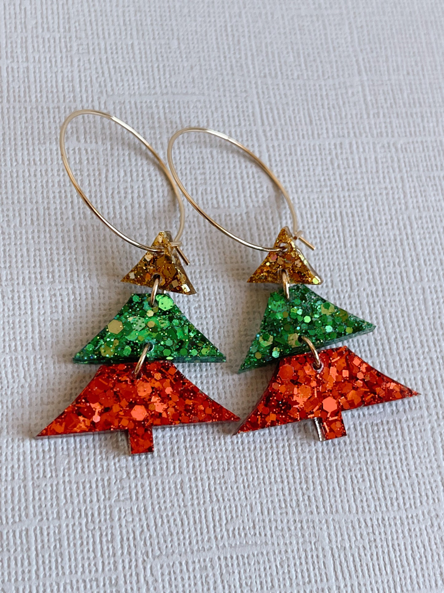 3 Tiered Christmas Tree Dangles