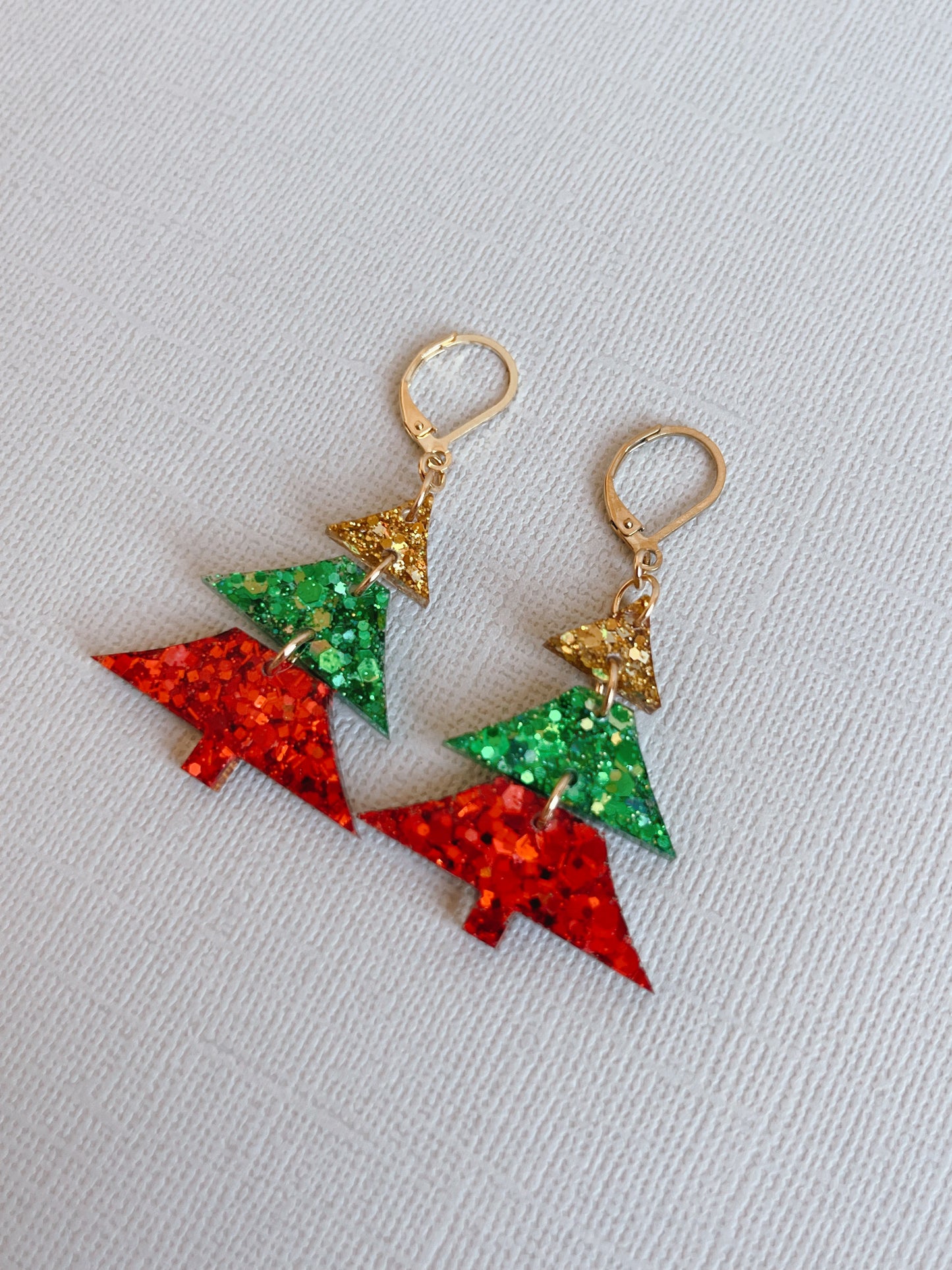 3 Tiered Christmas Tree Dangles