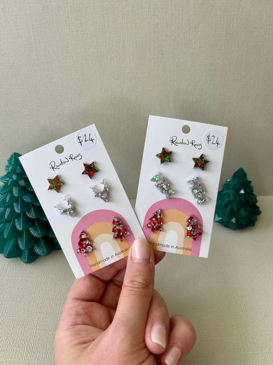 Christmas Stud Pack - Pack 2
