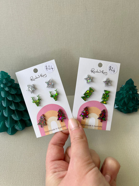 Christmas Stud Pack - Pack 1