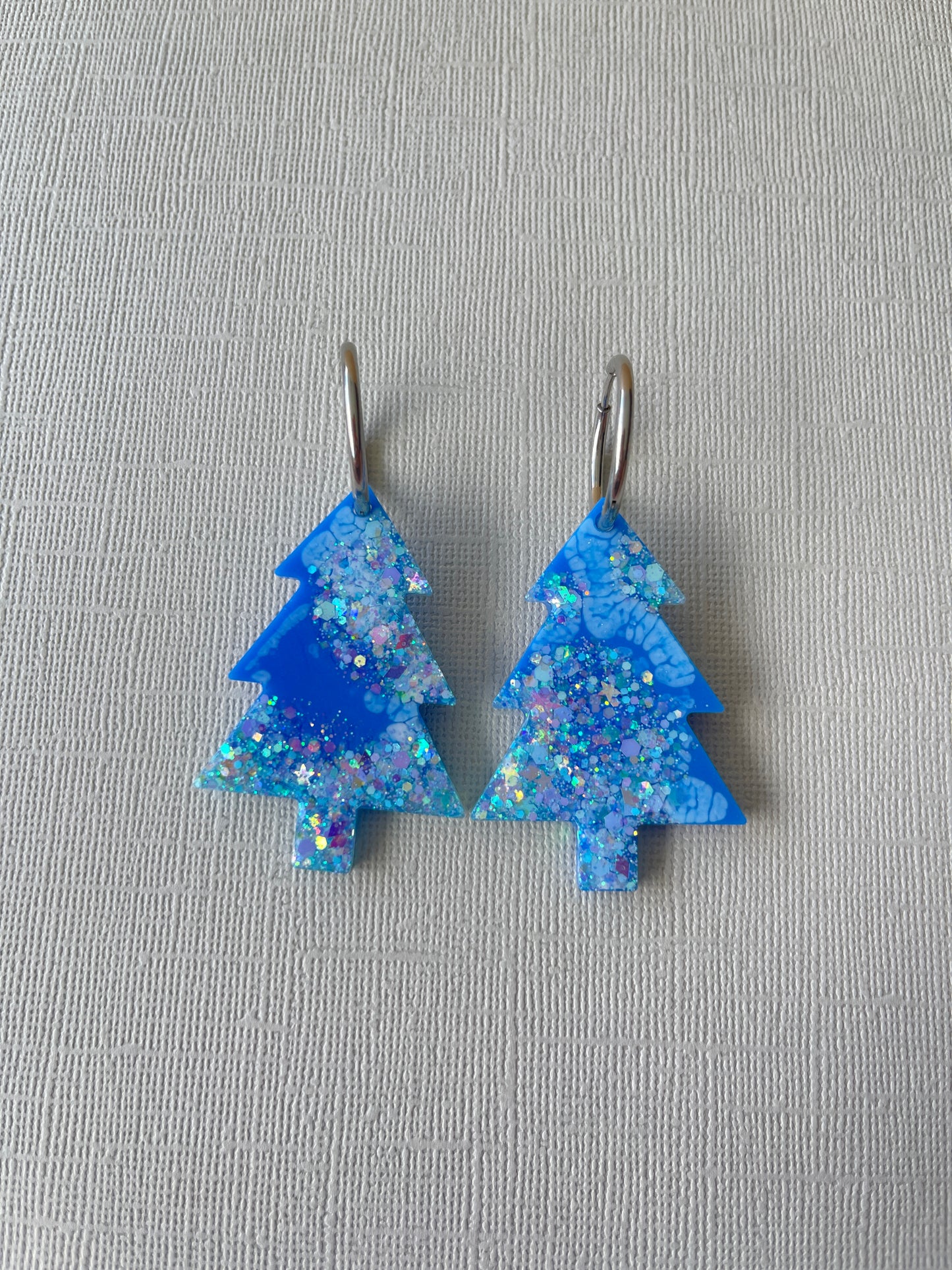 Christmas Tree Dangle - Blue