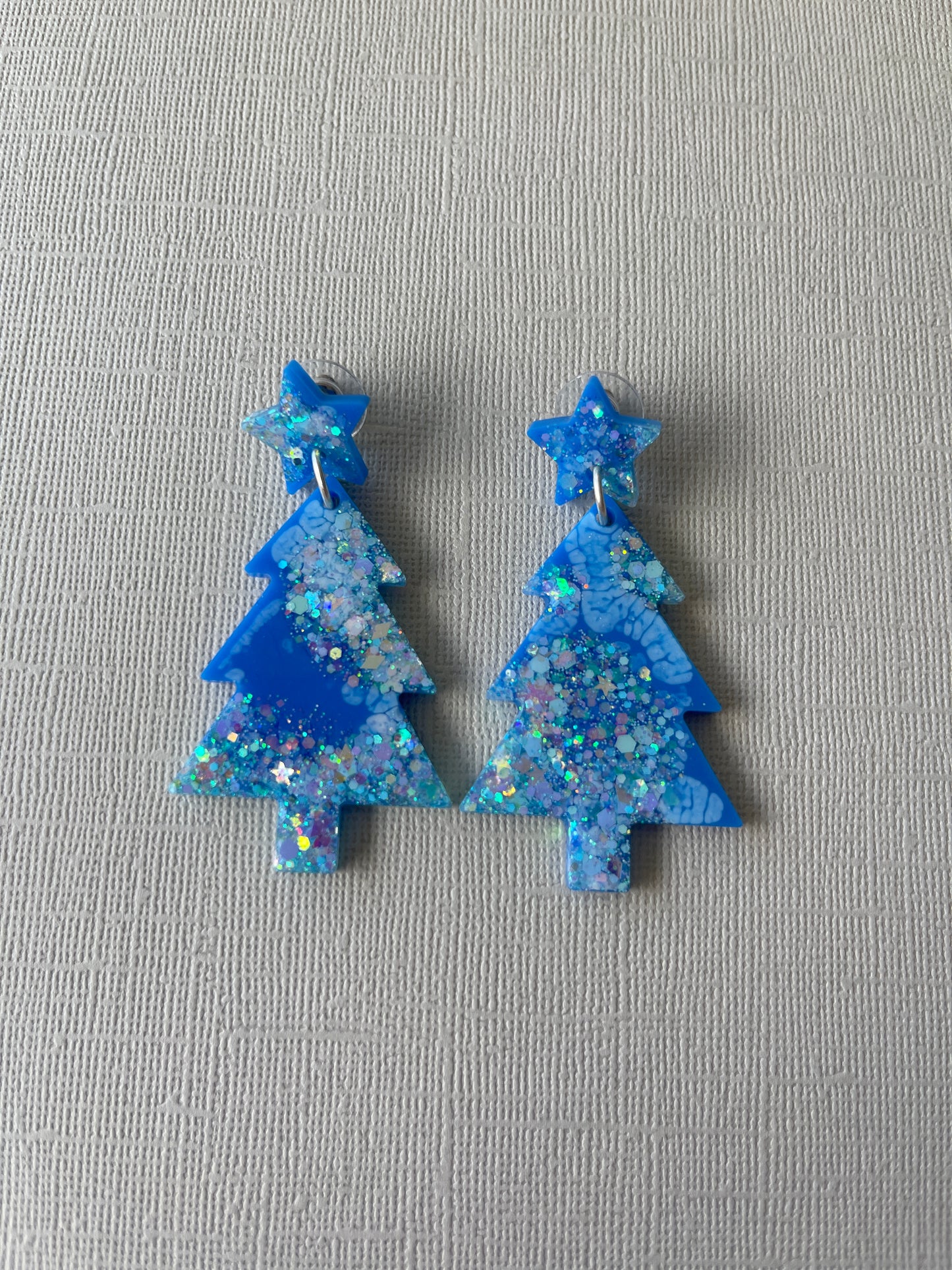 Christmas Tree Dangle - Blue