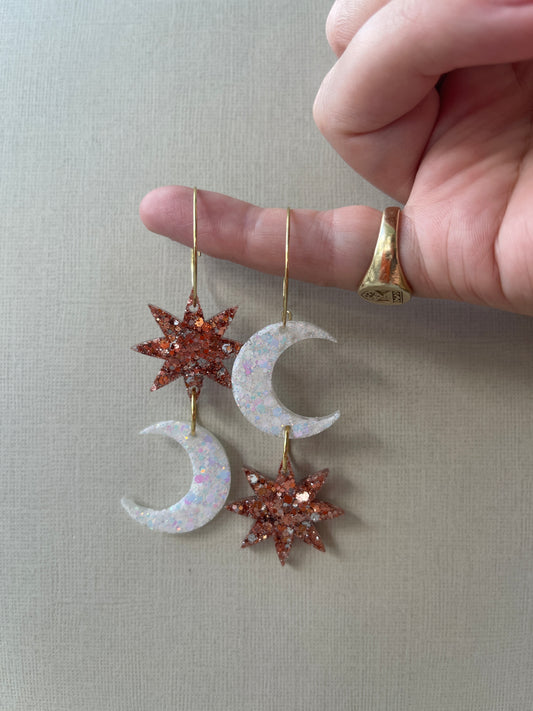 Sun/Moon Hoops