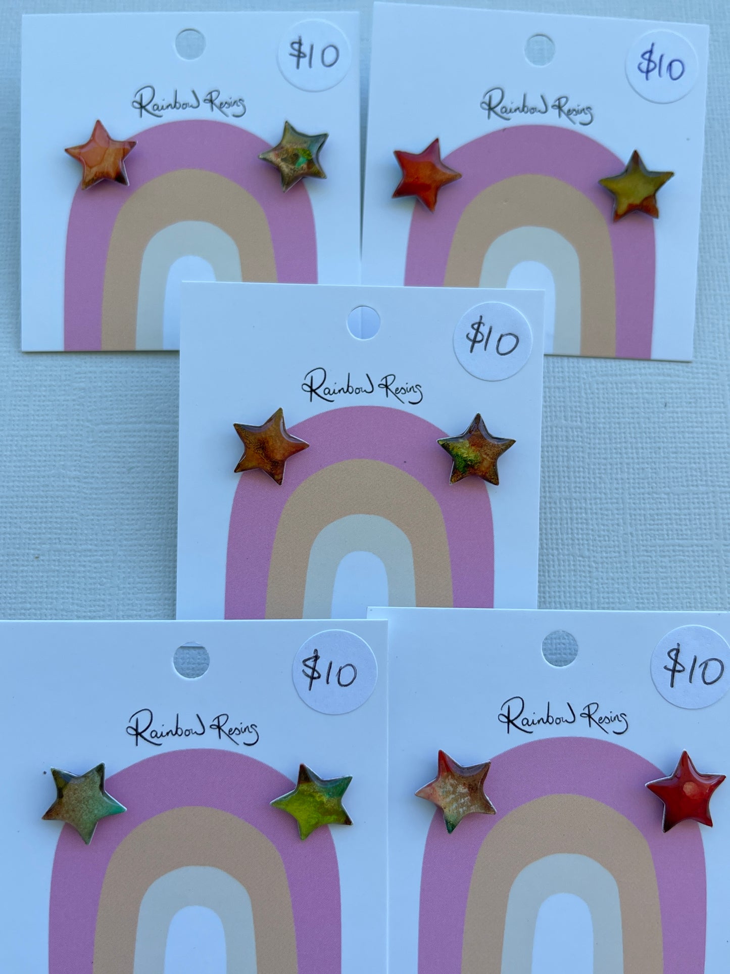 Star Stud - Christmas Marble
