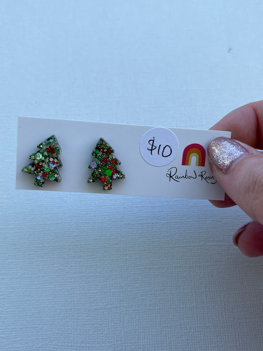 Christmas Tree Stud - All Wrapped Up