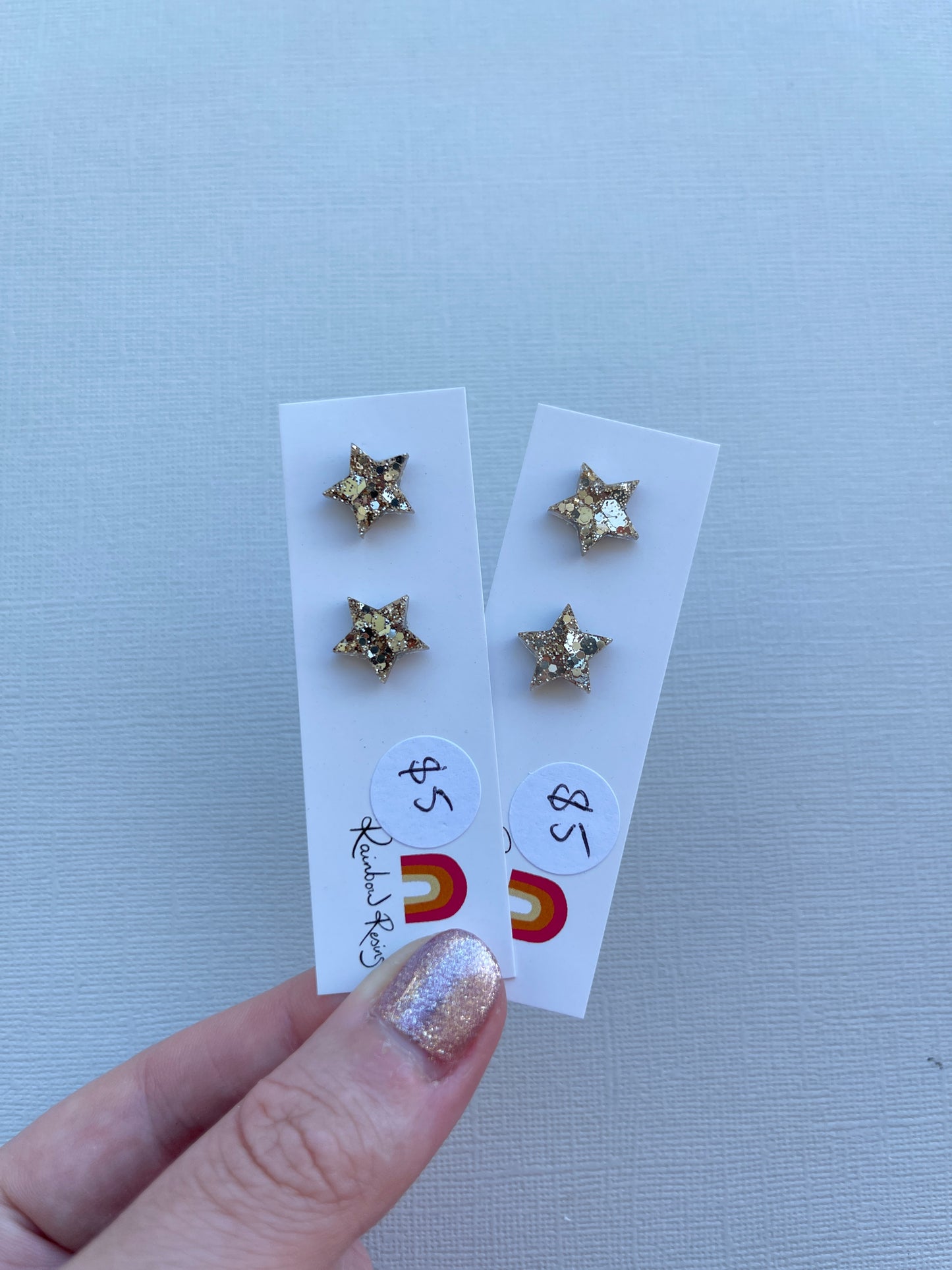 Star Stud - Antique Gold