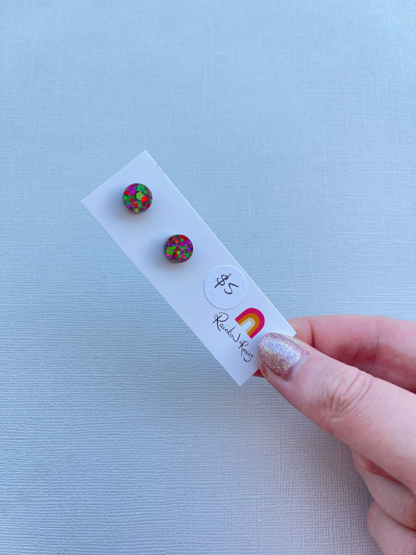 Christmas Micro Studs - Merry Christmas