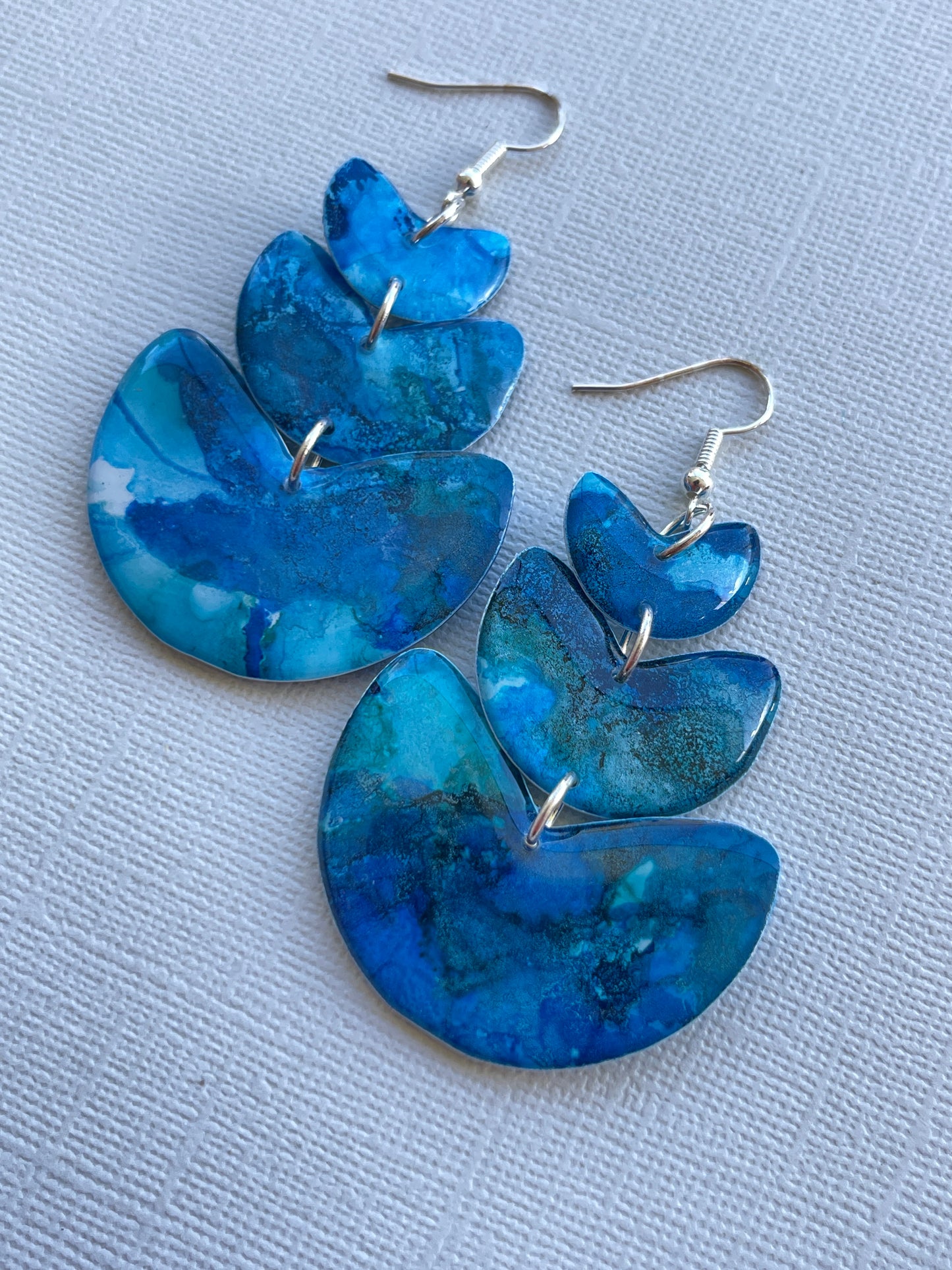 Blue Marble - Flower Petal Droplet