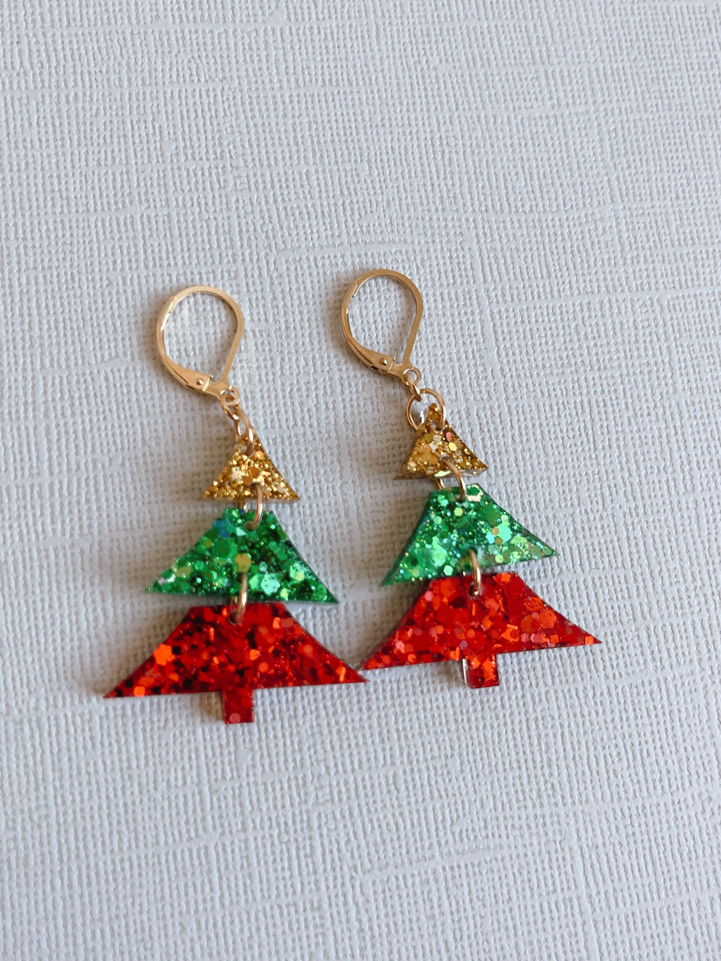 3 Tiered Christmas Tree Dangles